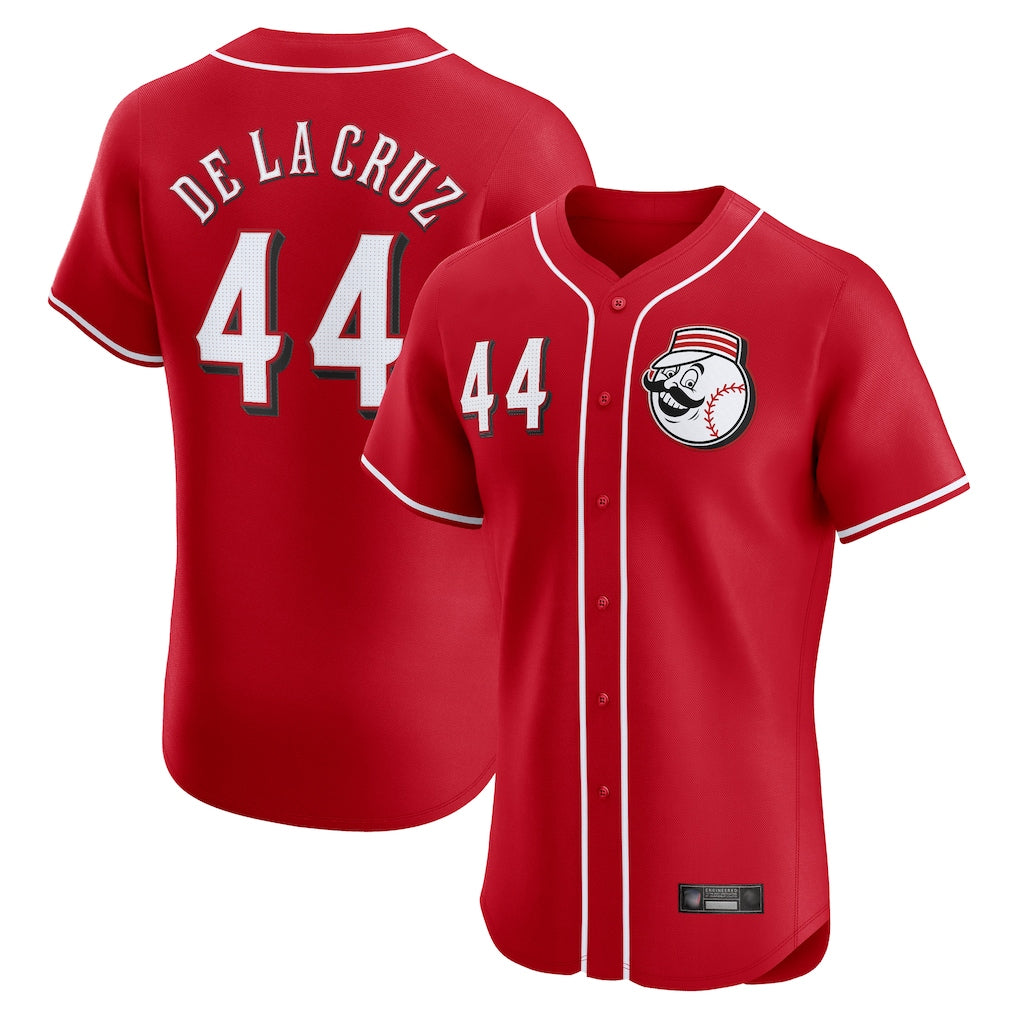 C.Reds #44 Elly De La Cruz Player Red Limited Elite Home Game Jdoa Stitched Jerseys