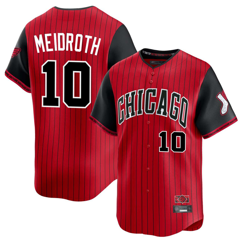 C.White Sox #10 Chase Meidroth Player Red City Connect Limited Home Jdoa Stitched Jerseys
