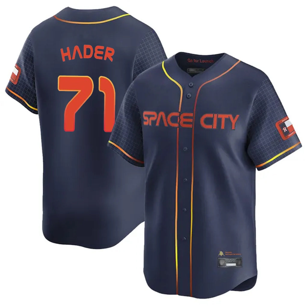 H.Astros #71 Josh Hader Player Navy City Connect Limited Home Jdoa Stitched Jerseys