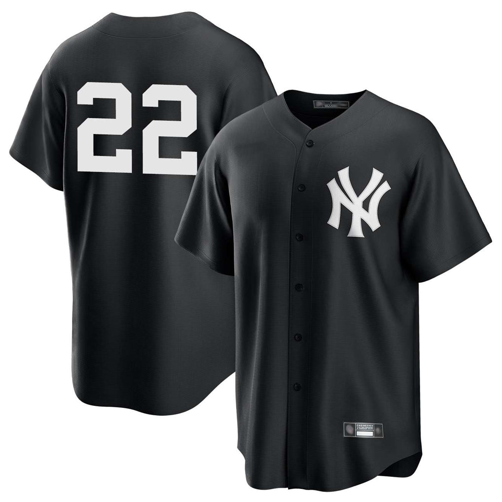 NY.Yankees #22 Ben Rice Player Black Game Jdoa Stitched Jerseys