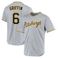 P.Pirates #6 Konnor Griffin Player Gray Road Home Game Jdoa Stitched Jerseys