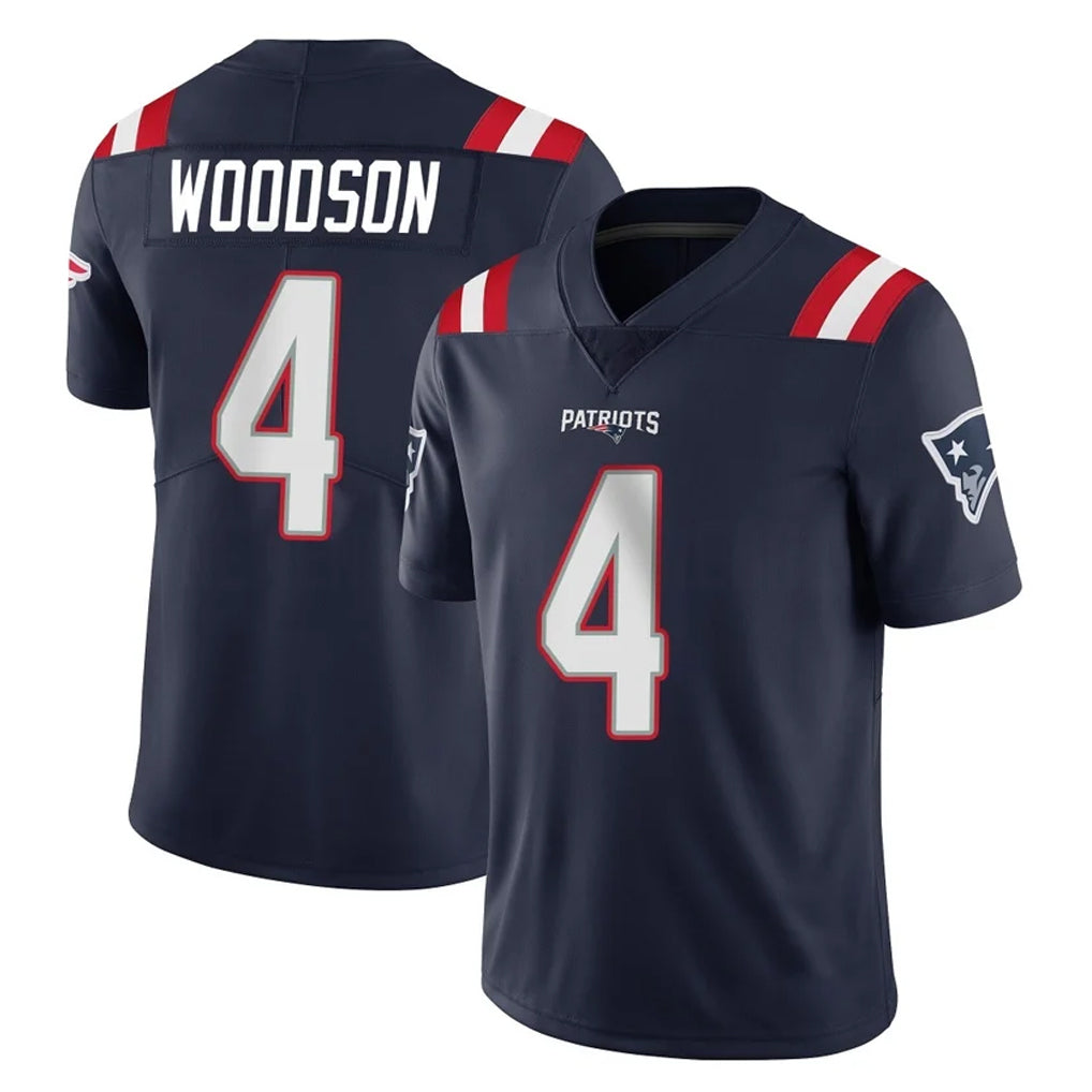 NE.Patriots #4 Craig Woodson Player Navy Vapor Untouchable Home Game Jdoa Stitched Jerseys