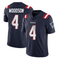 NE.Patriots #4 Craig Woodson Player Navy Vapor Untouchable Home Game Jdoa Stitched Jerseys