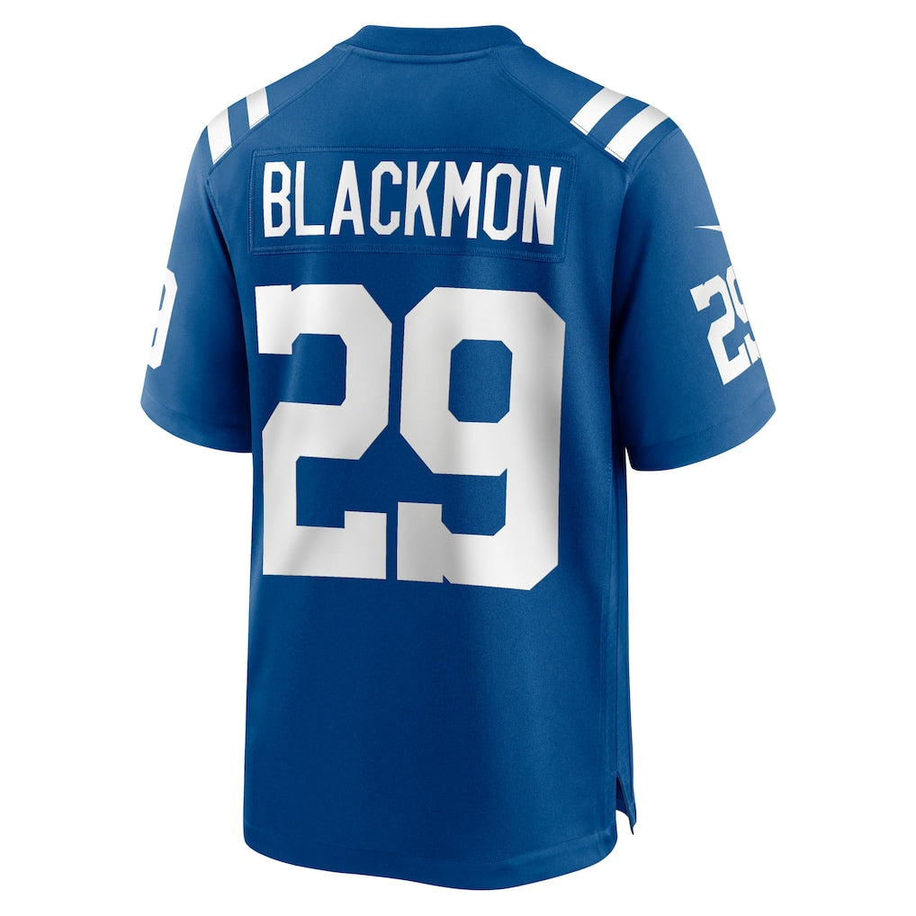 Jdoa IN.Colts #29 Mekhi Blackmon Royal Team Game Jersey