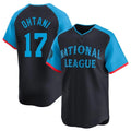 LA.Dodgers #17 Shohei Ohtani Player Black National League All-Star Limited Home Jdoa Stitched Jerseys