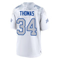 B.Bills #34 Thurman Thomas Player White Rivalries Collection Game Jdoa Stitched Jerseys