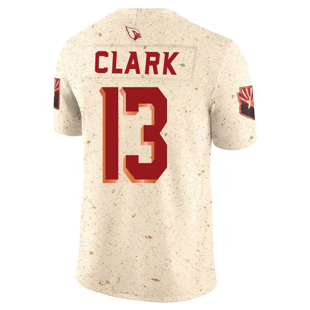 A.Cardinals #13 Kei'Trel Clark Player Cream Rivalries Collection Vapor Limited Home Game Jdoa Stitched Jerseys