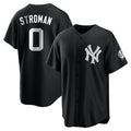 NY.Yankees #0 Marcus Stroman Player Black Game Jdoa Stitched Jerseys