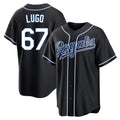 KC.Royals #67 Seth Lugo Player Black Carbon Fashion Home Game Jdoa Stitched Jerseys