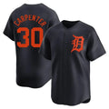D.Tigers #30 Kerry Carpenter Player Navy Home Limited Jdoa Stitched Jerseys