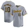 P.Pirates #10 Bryan Reynolds Player Gray Road Home Limited Jdoa Stitched Jerseys