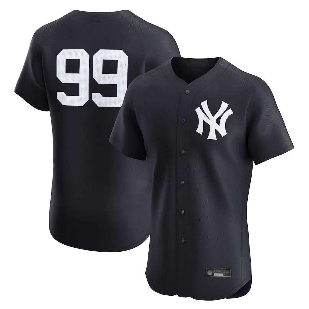 NY.Yankees #99 Aaron Judge Player Navy Limited Home Elite Game Jdoa Stitched Jerseys