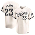 M.Twins #23 Royce Lewis Player Cream Home Limited Jdoa Stitched Jerseys