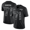 NE.Patriots #71 Mike Onwenu Player Black Limited 2026 Salute to Service Home Game Jdoa Stitched Jerseys