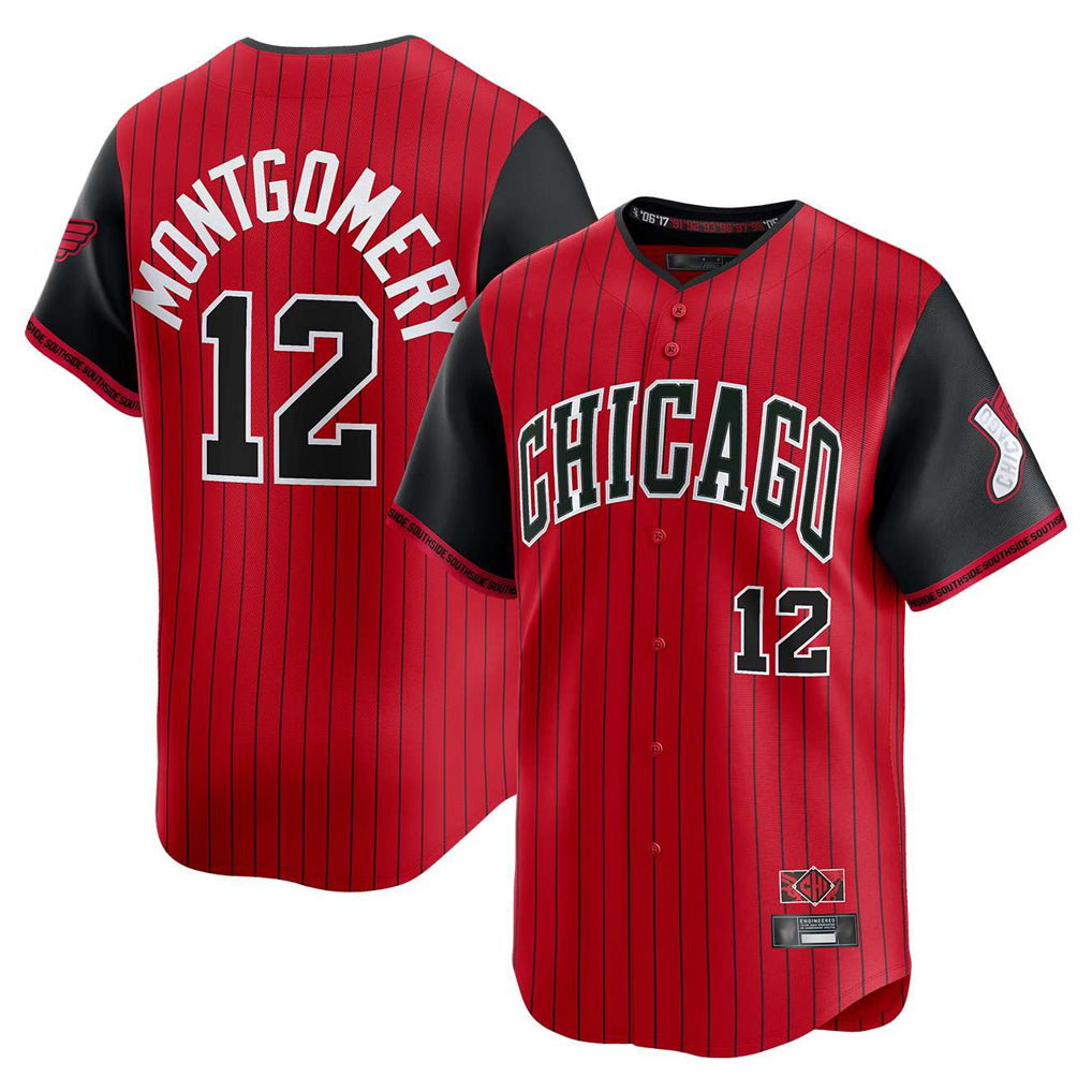 C.White Sox #12 Colson Montgomery Player Red City Connect Limited Home Jdoa Stitched Jerseys