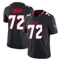 H.Texans #72 Tommy Togiai Player Navy Limited Alternate Vapor F.U.S.E. Home Game Jdoa Stitched Jerseys