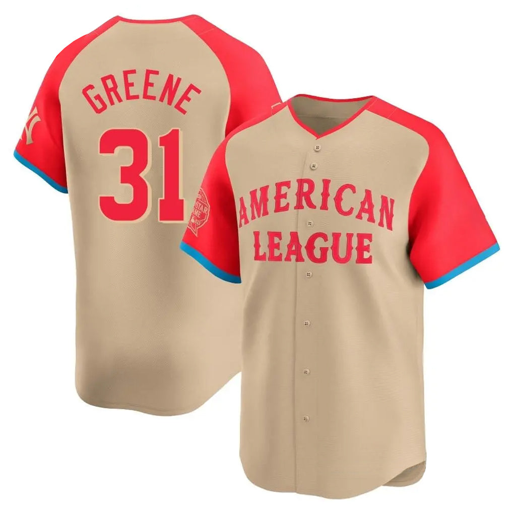 D.Tigers #31 Riley Greene Player Cream Limited American League All-Star Game Jdoa Stitched Jerseys