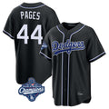 LA.Dodgers #44 Andy Pages Player Black World Series Meet Carbon Limited Home Jdoa Stitched Jerseys