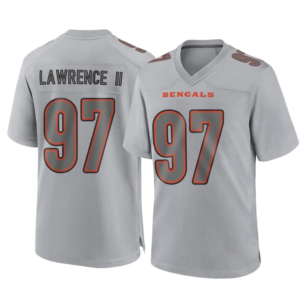 C.Bengals #97 Dexter Lawrence II Player Gray Atmosphere Fashion Game Jdoa Stitched Jerseys