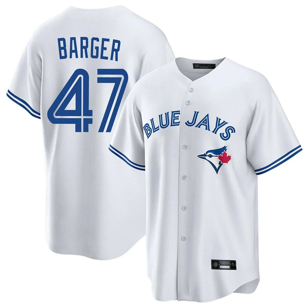 T.Blue Jays #47 Addison Barger Player White Home Jdoa Stitched Jerseys