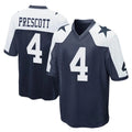 D.Cowboys #4 Dak Prescott Player Navy-White Alternate Home Game Jdoa Stitched Jerseys