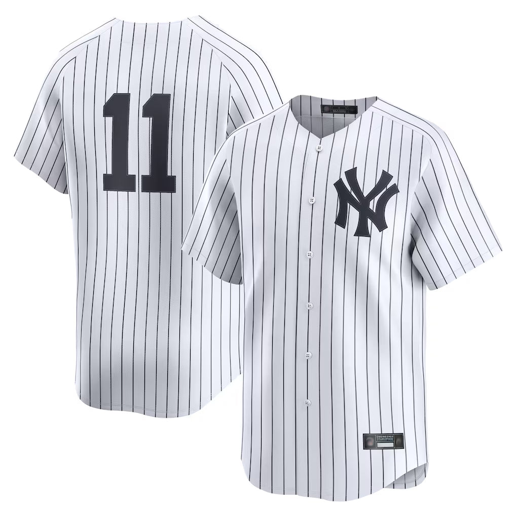 NY.Yankees #11 Anthony Volpe Player White Limited Home Jdoa Stitched Jerseys