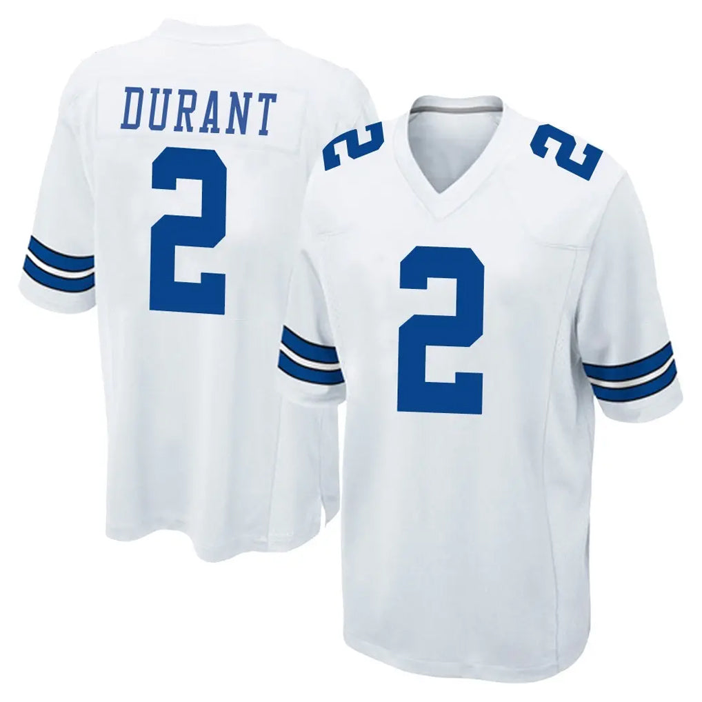 D.Cowboys #2 Cobie Durant Player White Home Game Jdoa Stitched Jerseys