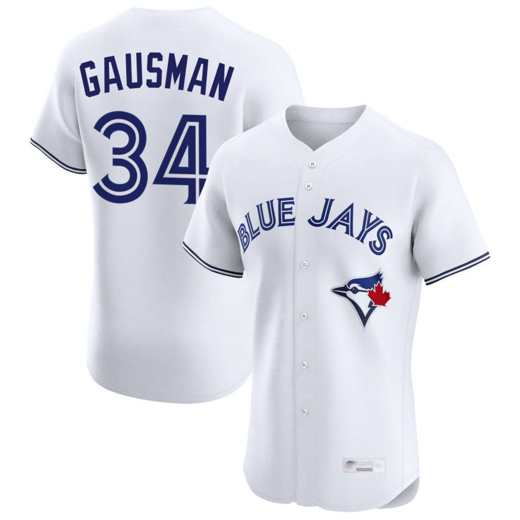 T.Blue Jays #34 Kevin Gausman Player White Home Elite Jdoa Stitched Jerseys