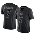 GB.Packers #7 Javon Bullard Player Black Reflective Limited Home Game Jdoa Stitched Jerseys