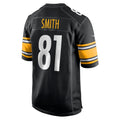 Jdoa P.Steelers #81 Jonnu Smith Black Team Game Jersey