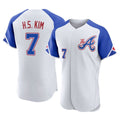 A.Braves #7 Ha-Seong Kim Player White City Connect Limited Elite Home Game Jdoa Stitched Jerseys