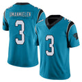 C.Panthers #3 Princely Umanmielen Player Blue Vapor Untouchable Limited Game Jdoa Stitched Jerseys