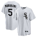 C.White Sox #5 Munetaka Murakami Player White Stripe Home Game Jdoa Stitched Jerseys