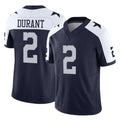 D.Cowboys #2 Cobie Durant Player Navy-White Limited Alternate Vapor F.U.S.E. Home Game Jdoa Stitched Jerseys