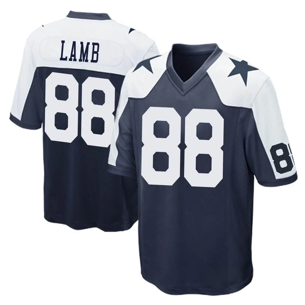 D.Cowboys #88 CeeDee Lamb Player Navy-White Alternate Home Game Jdoa Stitched Jerseys