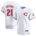 C.Reds #21 Hunter Greene Player White Limited Home Jdoa Stitched Jerseys