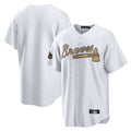 A.Braves ## Braves Blank Player White-Gold All-Star Home Game Jdoa Stitched Jerseys
