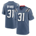 NE.Patriots #31 Kevin Byard Player Blue Rivalries Collection Home Game Jdoa Stitched Jerseys