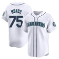 S.Mariners #75 Andres Munoz Player White Home Limited Jdoa Stitched Jerseys