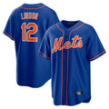 NY.Mets #12 Francisco Lindor Player Royal Home Game Jdoa Stitched Jerseys