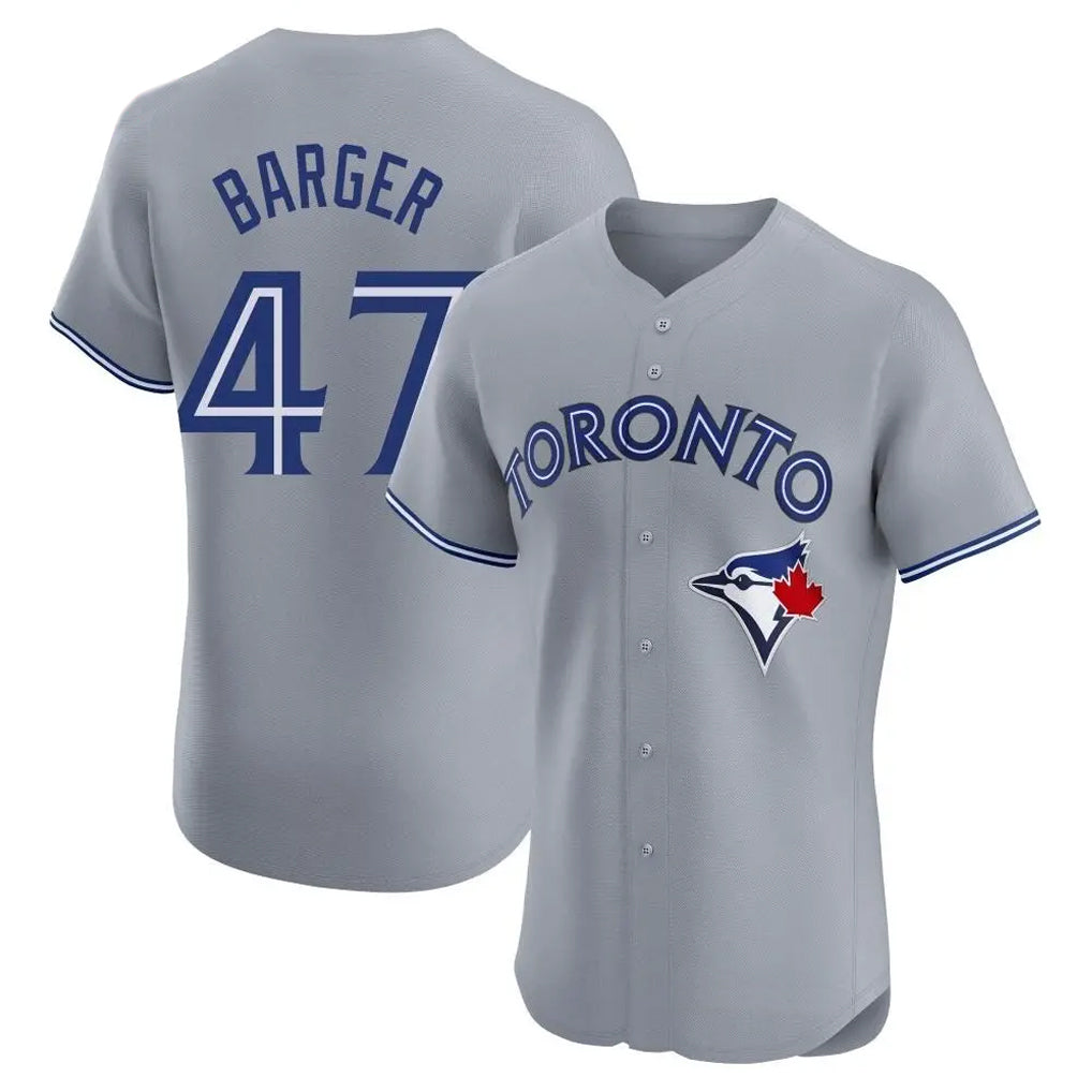 T.Blue Jays #47 Addison Barger Player Gray Elite Limited Jdoa Stitched Jerseys