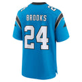 Jdoa C.Panthers #24 Jonathon Brooks Blue Alternate Game Player Jersey