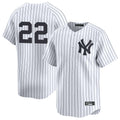 NY.Yankees #22 Ben Rice Player White Limited Jdoa Stitched Jerseys