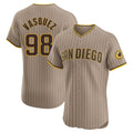 S.Diego Padres #98 Randy Vasquez Player Khaki Home Limited Elite Jdoa Stitched Jerseys