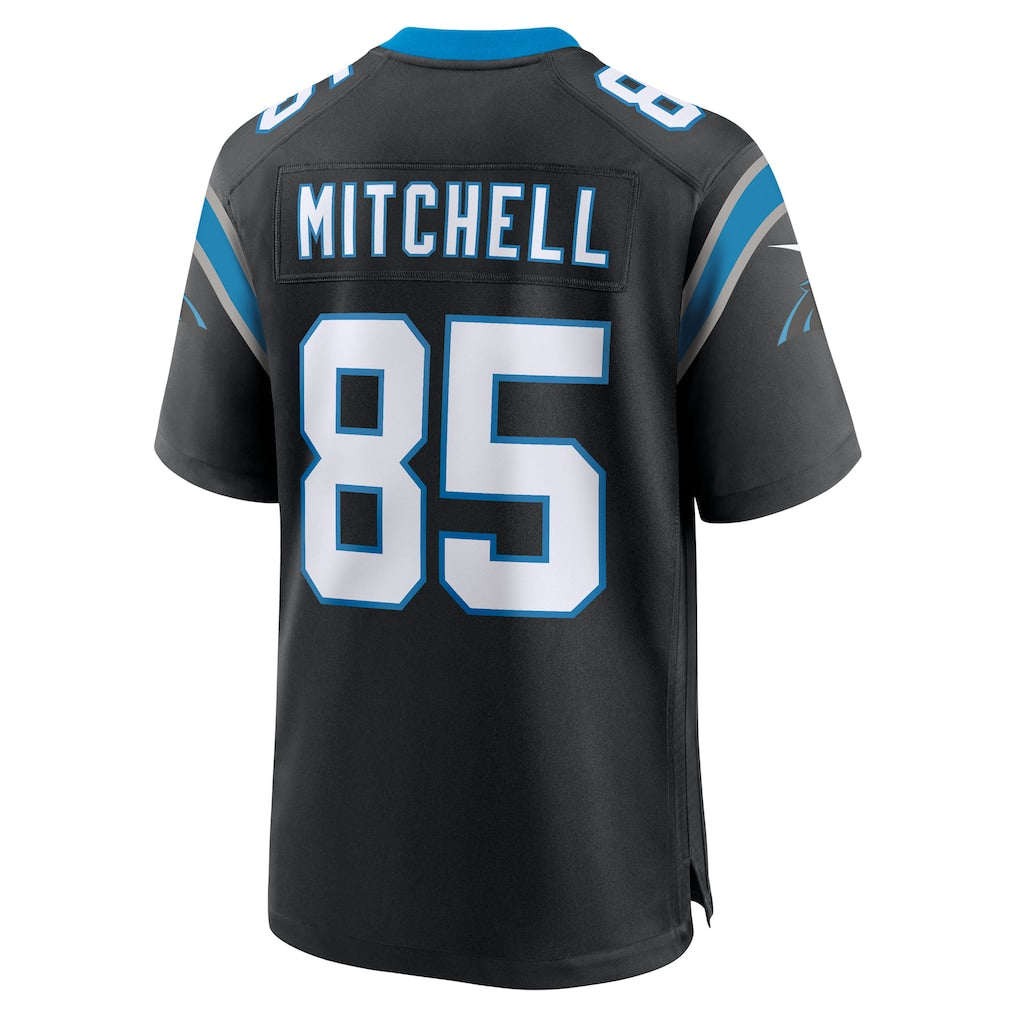 Jdoa C.Panthers #85 James Mitchell Black Team Game Jersey