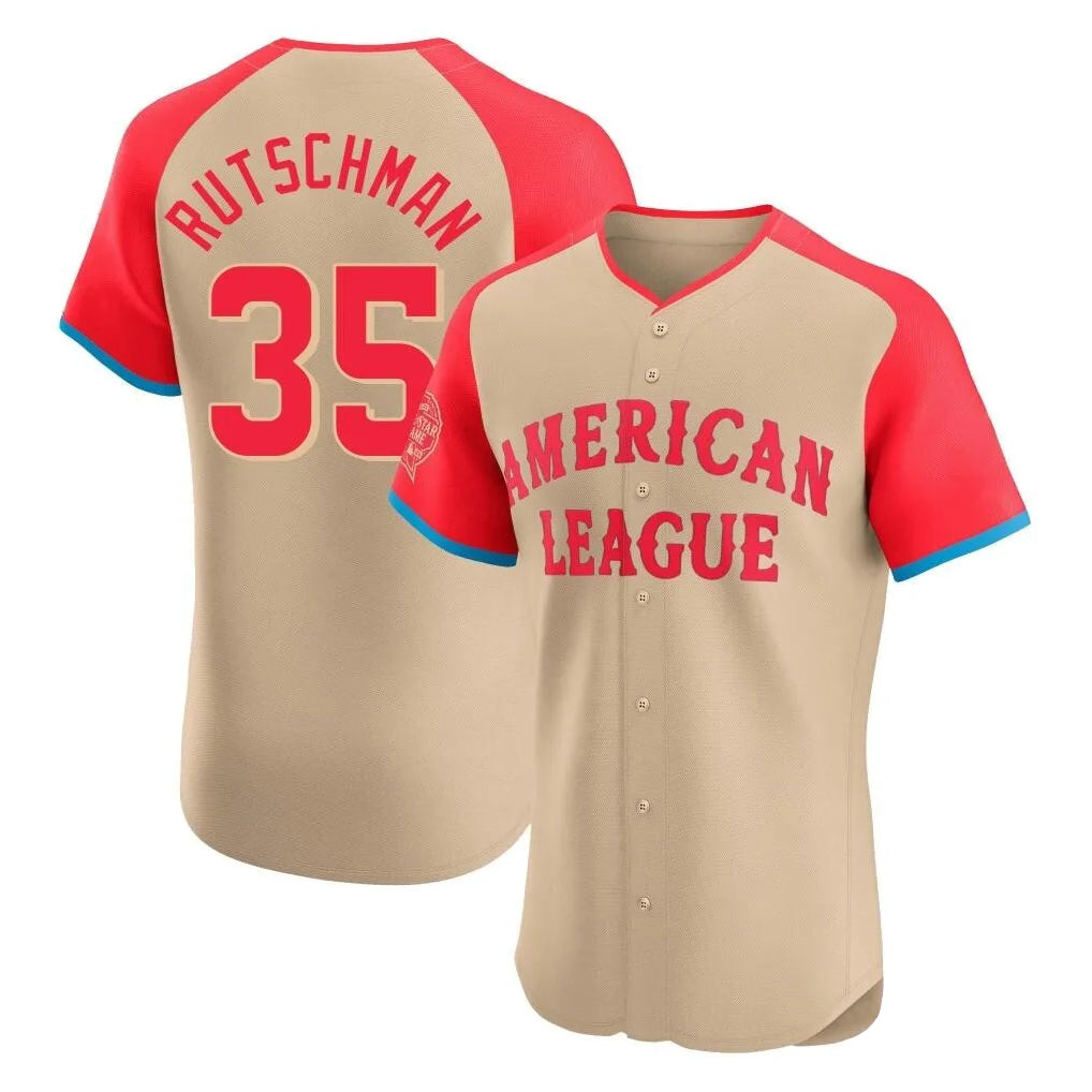 B.Orioles #35 Adley Rutschman Player Cream American League All-Star Limited Elite Home Game Jdoa Stitched Jerseys