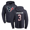 H.Texans #3 Kamari Lassiter Player Navy Pro Line Pullover Hoodie Limited Game Jdoa Stitched Jerseys