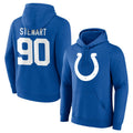 IN.Colts #90 Grover Stewart Player Royal Pullover Hoodies Limited Game Hdoa Stitched Jerseys