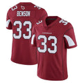 A.Cardinals #33 Trey Benson Player Cardinal Vapor Limited Home Game  Jdoa Stitched Jerseys