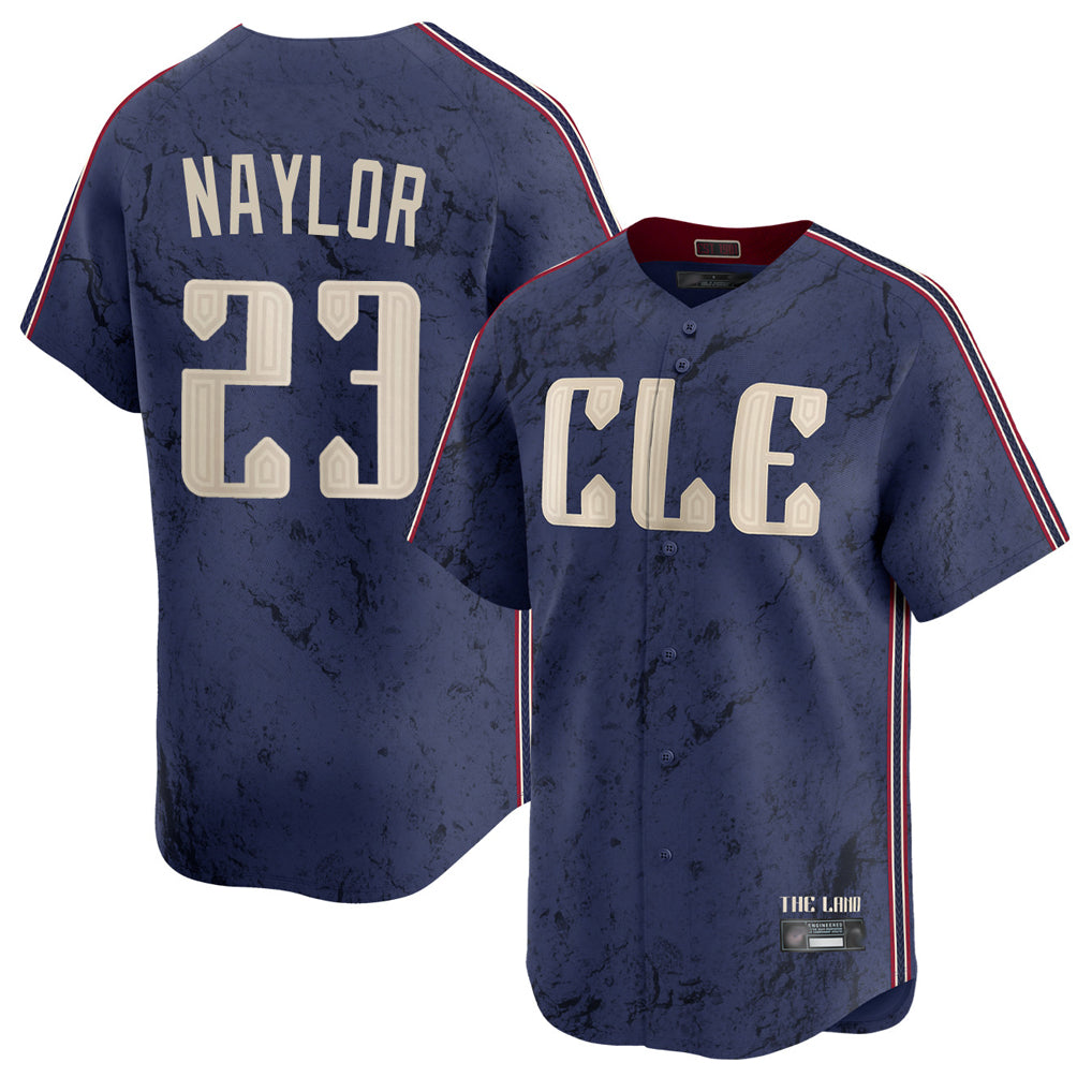 C.Guardians #23 Bo Naylor Player Navy City Connect Limited Home Jdoa Stitched Jerseys